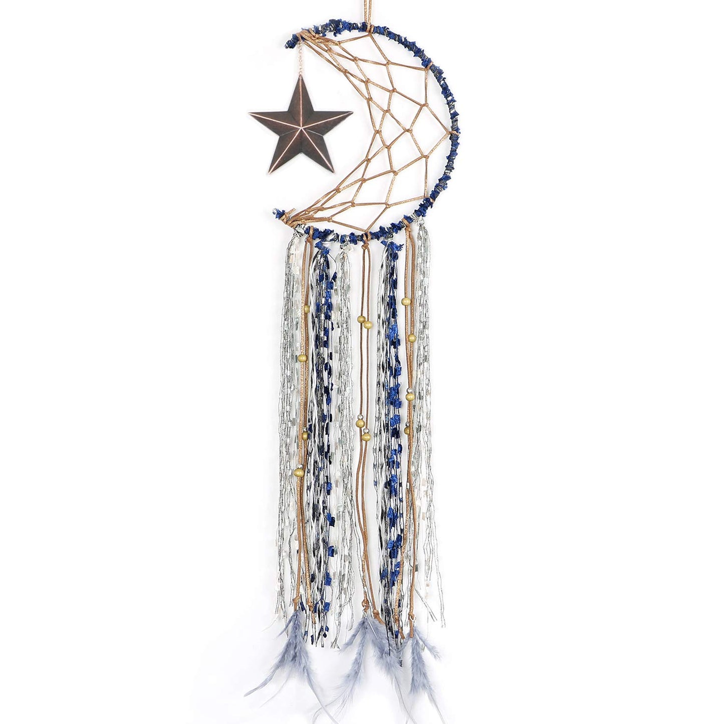 Dream Catcher With LED Light (Half Moon)