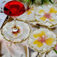 Yellow and White- Handmade Resin Coasters Set Of 6