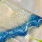 Glittery Beast - Handmade Resin Coasters Set Of 6 (Blue/Silver)