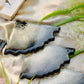 Glittery Beast - Handmade Resin Coasters Set Of 6 (Black/silver)
