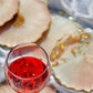 Peach and Pearl white - Handmade Resin Coasters Set Of 6