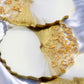 Milky White and Golden - Handmade Resin Coasters Set Of 6