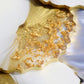 Milky White and Golden - Handmade Resin Coasters Set Of 6
