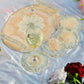 Resin Art - Handmade Tray With 6 Coasters
