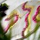 Pink Curves Marble Finish Silent Resin Clock