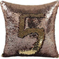 Mermaid Pillow Cover 16 X 16 Inches, Pillow Not Included (Brown/Gold)