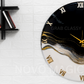 Ticking Thunder Silent Clock BLACK WHITE