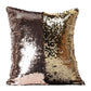 Mermaid Pillow Cover 16 X 16 Inches, Pillow Not Included (Brown/Gold)