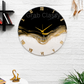 Ticking Thunder Silent Clock BLACK WHITE