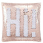 Mermaid Pillow Cover 16 X 16 Inches, Pillow Not Included (Resin/White)