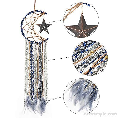 Dream Catcher With LED Light (Half Moon)